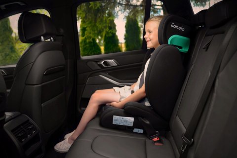 Fotelik Samochodowy I-Size Hugo Isofix 15-36Kg Black Carbon Podstawka