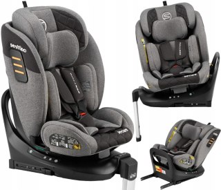 Fotelik Samochodowy I-Size Obrotowy 360° Isofix 40-150 Cm 0-36 Kg Sesttino