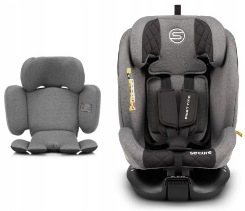 Fotelik Samochodowy I-Size Obrotowy 360° Isofix 40-150 Cm 0-36 Kg Sesttino