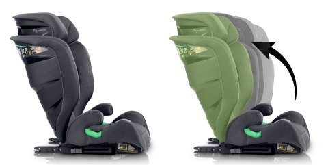 Fotelik Samochodowy Isofix I-Size 15-36Kg, 12-Poziomową Regulacją Dziecięcy