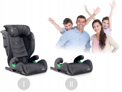 Fotelik Samochodowy Isofix I-Size 15-36Kg, 12-Poziomową Regulacją Dziecięcy
