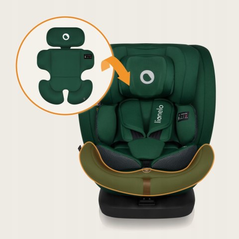 Fotelik Samochodowy Lionelo Bastiaan I-Size 40-150 Cm Z Obrotową Bazą 360°