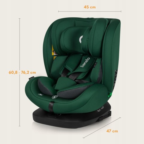 Fotelik Samochodowy Lionelo Bastiaan I-Size 40-150 Cm Z Obrotową Bazą 360°