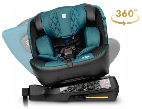 Fotelik Samochodowy Obrotowy 360° Isofix, I-Size 40-150Cm, Regulacja Nogi