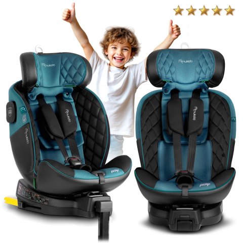 Fotelik Samochodowy Obrotowy 360° Isofix, I-Size 40-150Cm, Regulacja Nogi