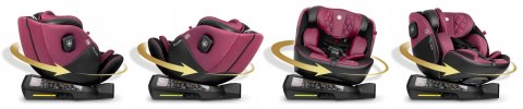 Fotelik Samochodowy Obrotowy Isofix I-Size 40-150Cm 360° Regulowana Noga
