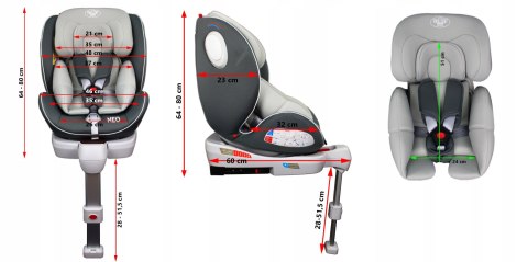 Fotelik Samochodowy Startbaby Neo 360° Isofix Do 150 Cm - Bezpieczeństwo I Komfort