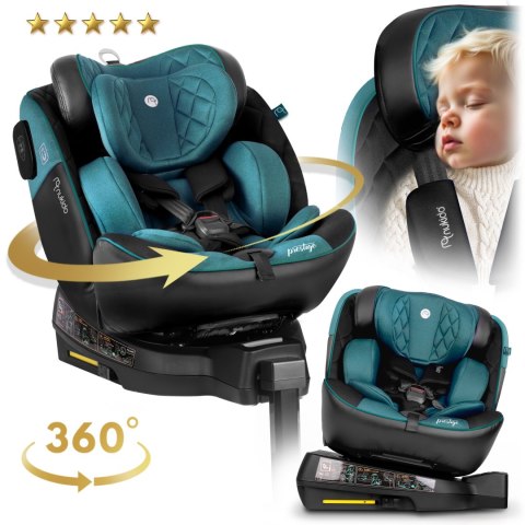 Obrotowy Fotelik Samochodowy Prestige I-Size 40-150 Cm 360° Rotacja Isofix