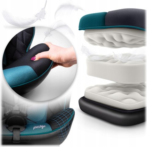 Obrotowy Fotelik Samochodowy Prestige I-Size 40-150 Cm 360° Rotacja Isofix