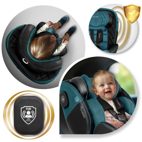 Obrotowy Fotelik Samochodowy Prestige I-Size 40-150 Cm 360° Rotacja Isofix