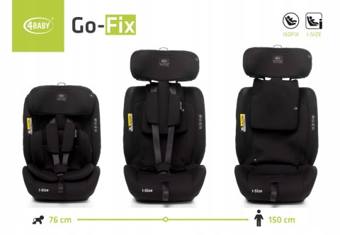 4Baby Go-Fix I-Size Fotelik Samochodowy Przedniowy Isofix Top Tether 9-36Kg