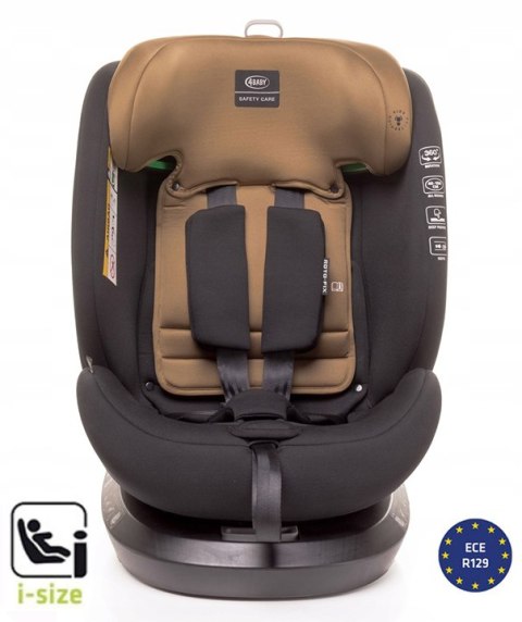Fotelik 4Baby Roto-Fix 360° I-Size Isofix Top Tether Mokka 0-36 Kg