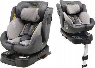Fotelik Samochodowy 40-150Cm Obrotowy 360° Isofix Z Nogą, 5-Punktowe Pasy