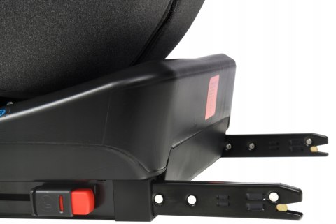 Fotelik Samochodowy 40-150Cm Obrotowy 360° Isofix Z Nogą, 5-Punktowe Pasy