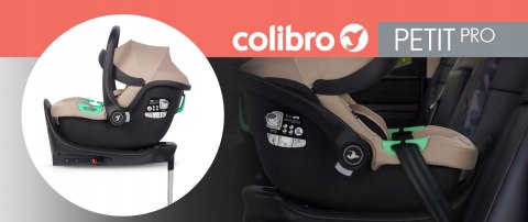 Fotelik Samochodowy Colibro Petit Pro I-Size Z Isofix I Regulacją Zagłówka