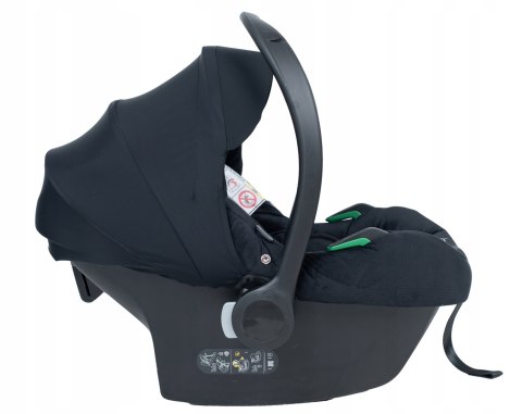 Fotelik Samochodowy Cosmo Basic I-Size 0-13Kg Kołyska Isofix Adaptery