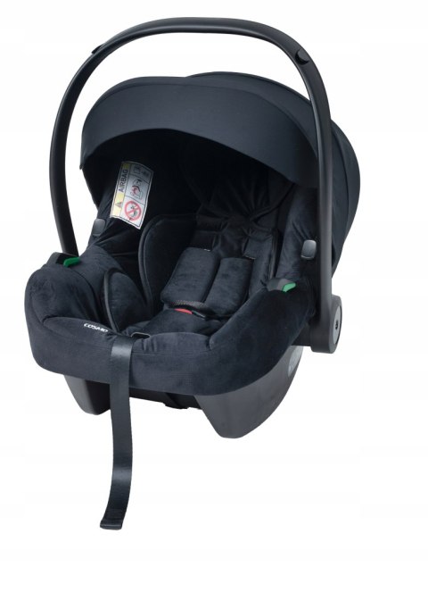Fotelik Samochodowy Cosmo Basic I-Size 0-13Kg Kołyska Isofix Adaptery