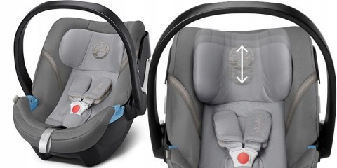 Fotelik Samochodowy Cybex Aton 5 0-13 Kg Isofix Różowy, Tyłem Do Jazdy