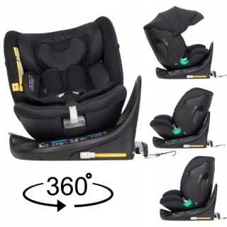 Fotelik Samochodowy Easygo Cosy Ink Isofix 360° 0-36Kg 8 Pozycji Top Tether