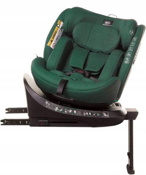 Fotelik Samochodowy Enzo 4Baby Isize Obrotowy 360° Rwf Baza Isofix Zielony