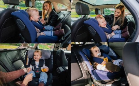 Fotelik Samochodowy Enzo 4Baby Isize Obrotowy 360° Rwf Baza Isofix Zielony
