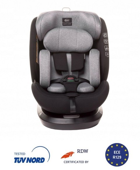 Fotelik Samochodowy I-Size 360° Obrotowy Isofix 0-36Kg Rwf Dla 0-150Cm
