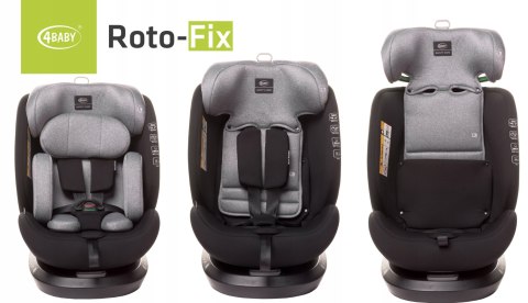 Fotelik Samochodowy I-Size 360° Obrotowy Isofix 0-36Kg Rwf Dla 0-150Cm