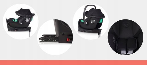 Fotelik Samochodowy I-Size Colibro Petit Pro Z Bazą Isofix Nosidelko 0-13Kg