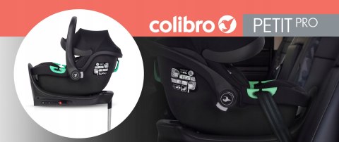 Fotelik Samochodowy I-Size Colibro Petit Pro Z Bazą Isofix Nosidelko 0-13Kg