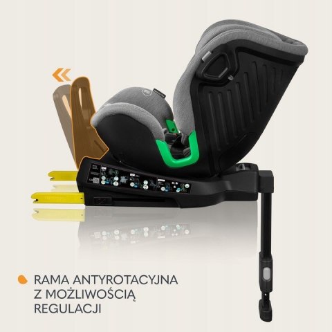 Fotelik Samochodowy I-Size Lionelo Harmony Przód/Tył Isofix 360 Baza Bambus