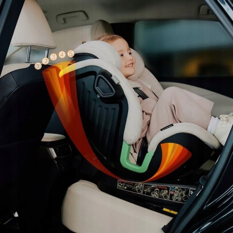 Fotelik Samochodowy I-Size Lionelo Harmony Przód/Tył Isofix 360 Baza Bambus