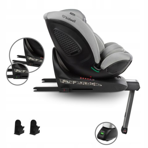 Fotelik Samochodowy Kidwell Gocar I-Size 360 Isofix 40-135 Cm Obracane 360°