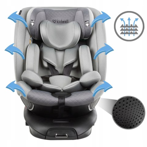Fotelik Samochodowy Kidwell Gocar I-Size 360 Isofix 40-135 Cm Obracane 360°