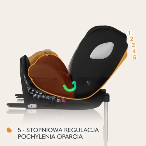 Fotelik Samochodowy Lionelo Braam Air I-Size Z Obrotową Bazą Isofix