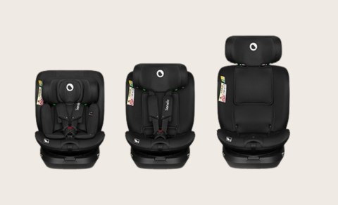 Fotelik Samochodowy Lionelo Brave I-Size 360° Isofix 40-150 Cm Czarny
