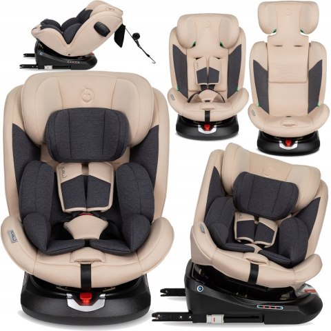 Fotelik Samochodowy Momi Emi 0-36Kg Isofix Top Tether, Obrotowa Baza 360°