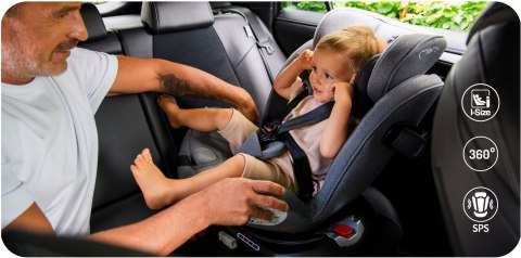 Fotelik Samochodowy Momi Emi 0-36Kg Isofix Top Tether, Obrotowa Baza 360°