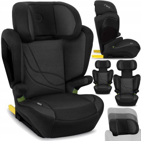 Fotelik Samochodowy Momi Mei Czarny Isofix 15-36Kg 9-Stopniowa Zagłówka