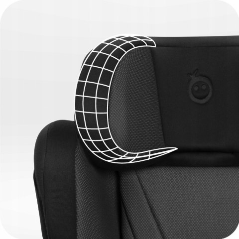 Fotelik Samochodowy Momi Mei Czarny Isofix 15-36Kg 9-Stopniowa Zagłówka