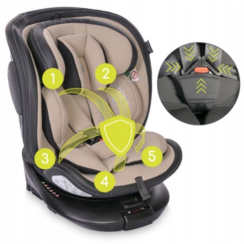 Fotelik Samochodowy Obrotowy 360 Isofix I-Size Lorelli Estate 40-150Cm