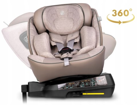 Fotelik Samochodowy Obrotowy Isofix I-Size 40-150Cm Z Nogą I 360° Obrot