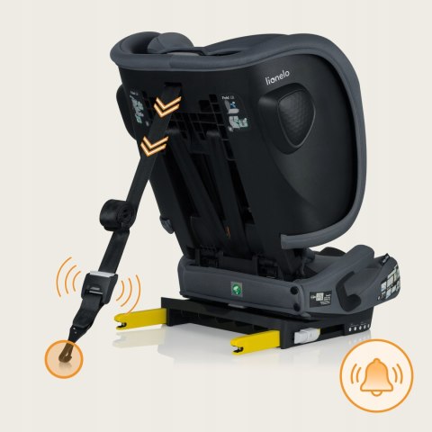 Fotelik Samochodowy Składany Isofix 76-150Cm 4-Stopniowa Regulacja Sips