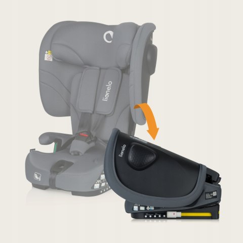 Fotelik Samochodowy Składany Isofix 76-150Cm 4-Stopniowa Regulacja Sips