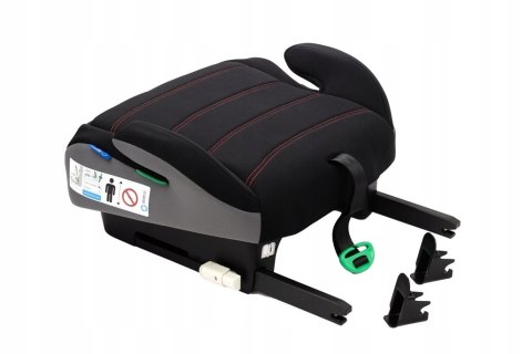 Czarny Fotelik Podstawka Isofix Sk100i 125-150 Cm 22-36 Kg Memory Foam