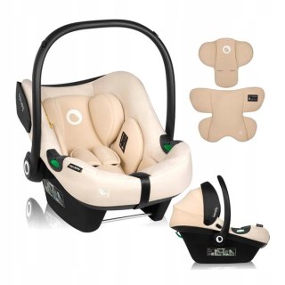 Fotelik I-Size Lionelo Astrid Isofix 40-87 Cm, Memory Foam, Epp, Beige Sand