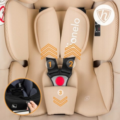 Fotelik I-Size Lionelo Astrid Isofix 40-87 Cm, Memory Foam, Epp, Beige Sand