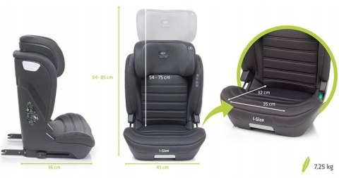 Fotelik Samochodowy 4Baby App-Fix Isofix I-Size 10-Stopniowa Regulacja
