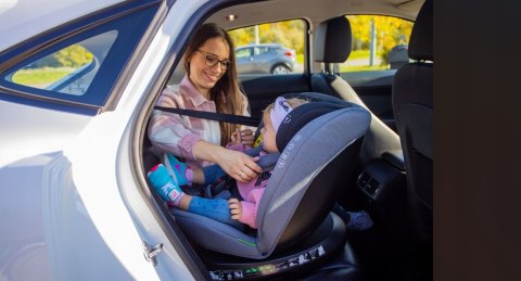 Fotelik Samochodowy 4Baby Matt-Fix I-Size 0-36Kg Isofix 360° Czarny