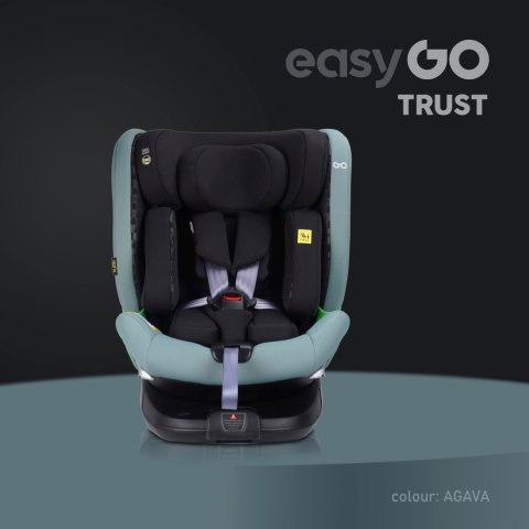Fotelik Samochodowy Easygo Trust I-Size Isofix Obrotowa 360° 0-36Kg
