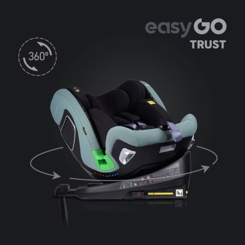Fotelik Samochodowy Easygo Trust I-Size Isofix Obrotowa 360° 0-36Kg